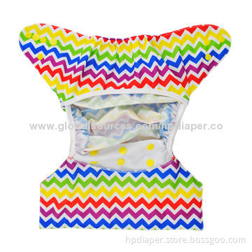 PUL Fashionable Diaper Cover Made of 85% Bamboo and 15% Polyester